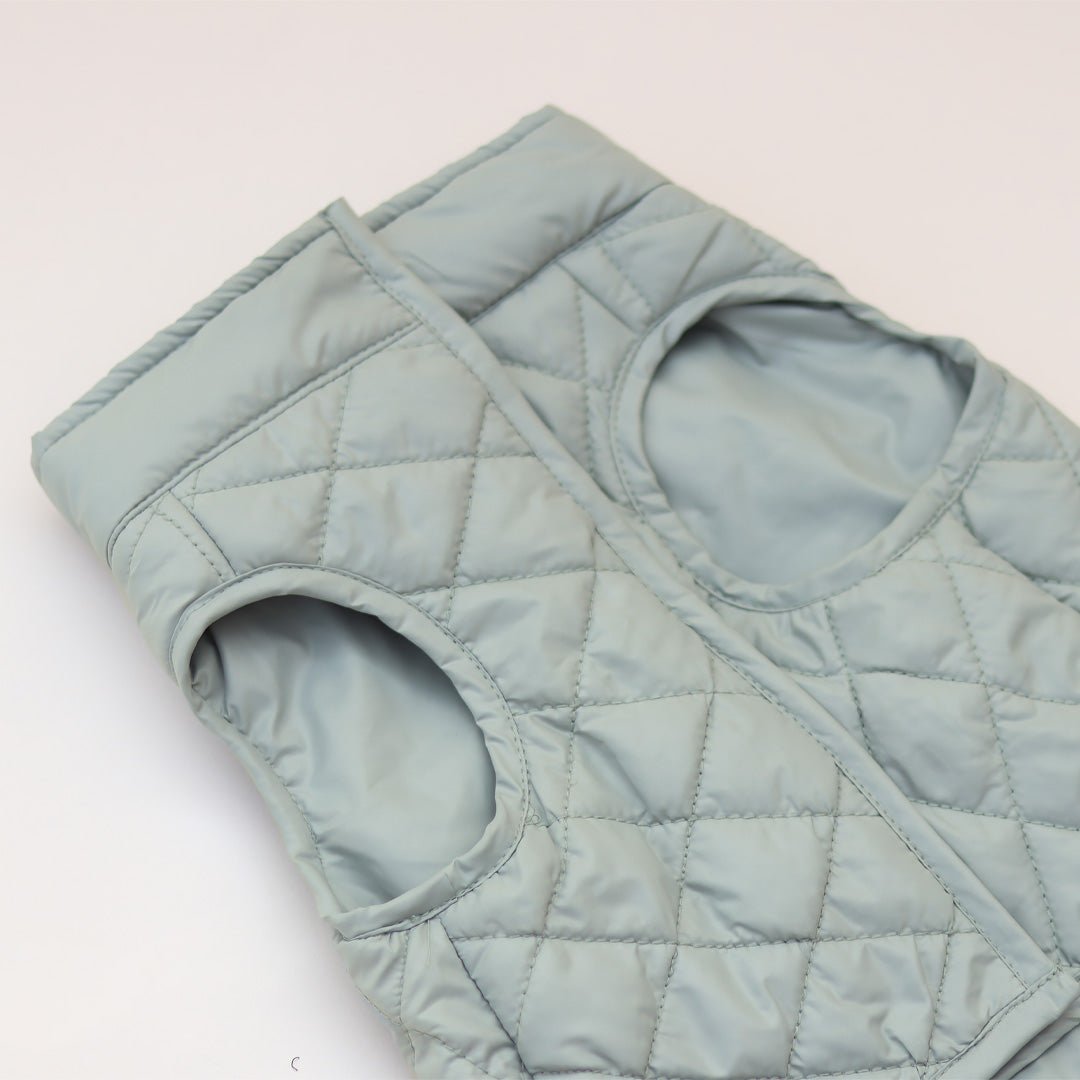 New Pistache Packable Quilted Dog jacket - Image 5