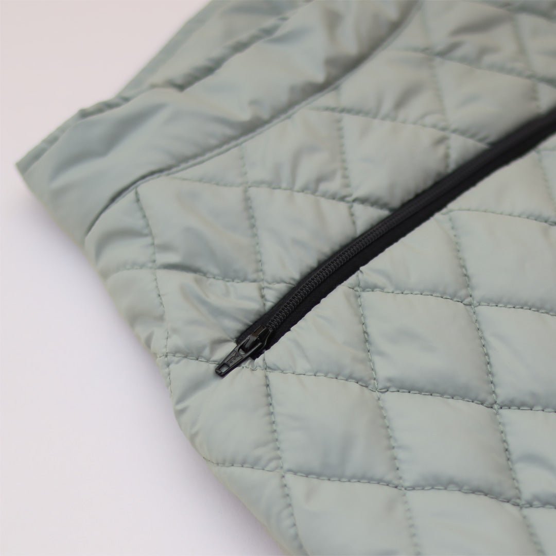 New Pistache Packable Quilted Dog jacket - Image 8