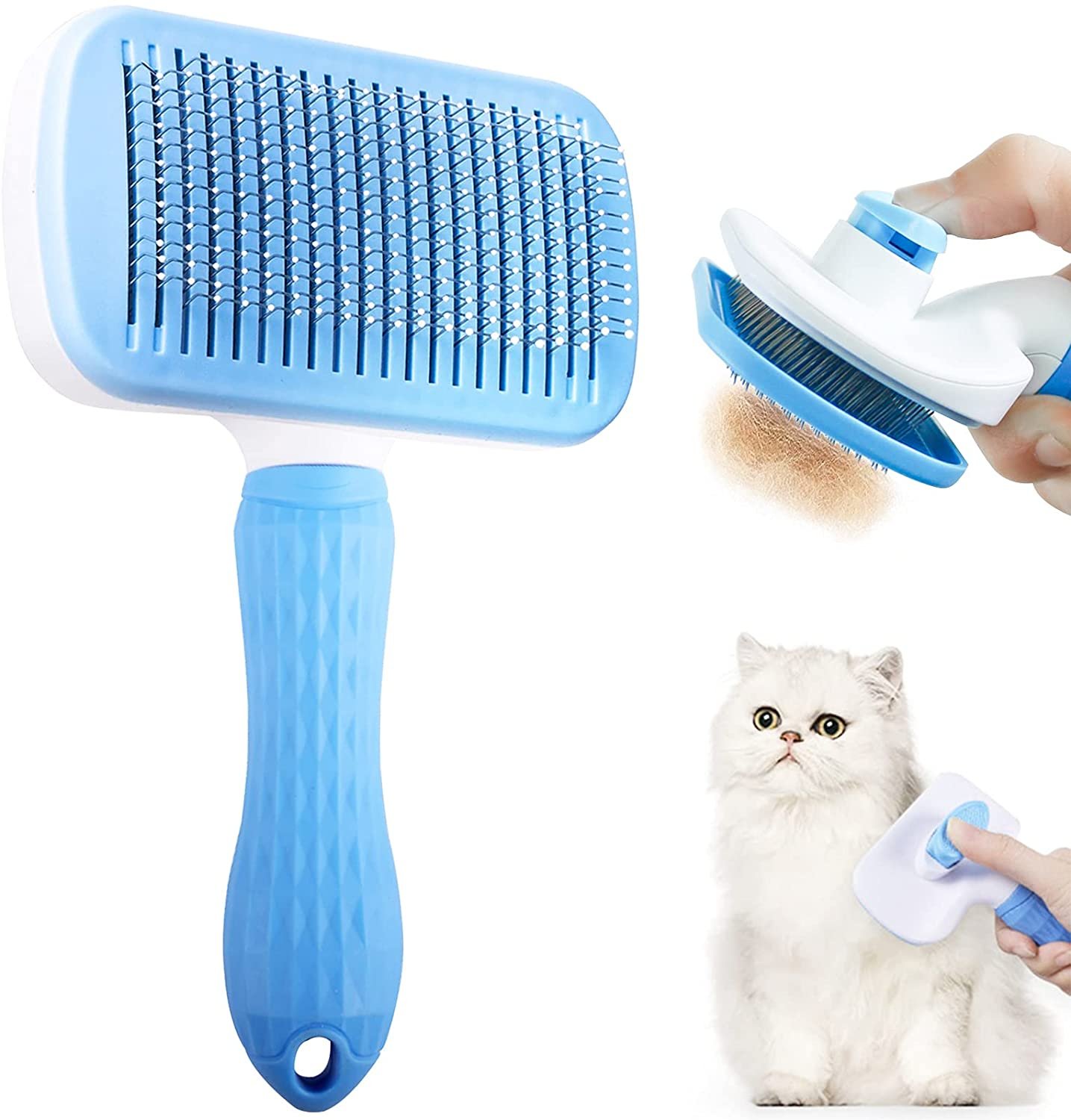 Dog and Cat Grooming and Care Brush. Long Hair Hair Remover Comb. Pet Accessory - Image 6