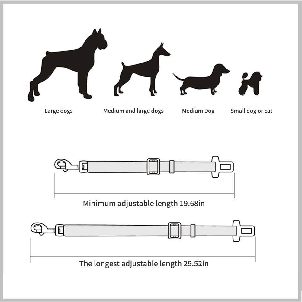 Adjustable dog seat belt. SFP clip. dog walking accessory - Image 19