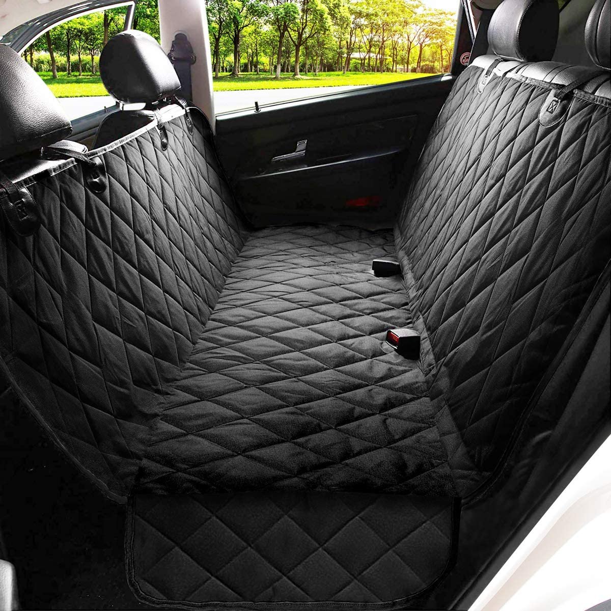Dog Car Seat Cover Back Seat Cover Non-Slip and Waterproof Dog Accessory - Image 3