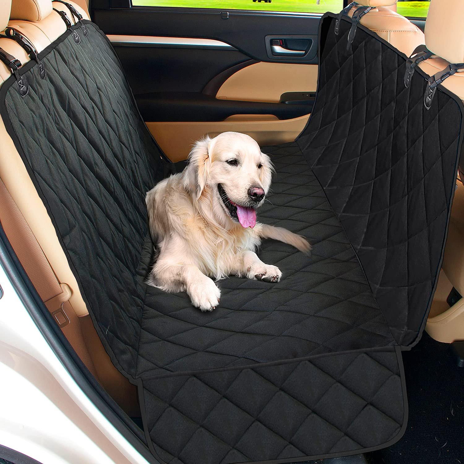 Dog Car Seat Cover Back Seat Cover Non-Slip and Waterproof Dog Accessory - Image 5