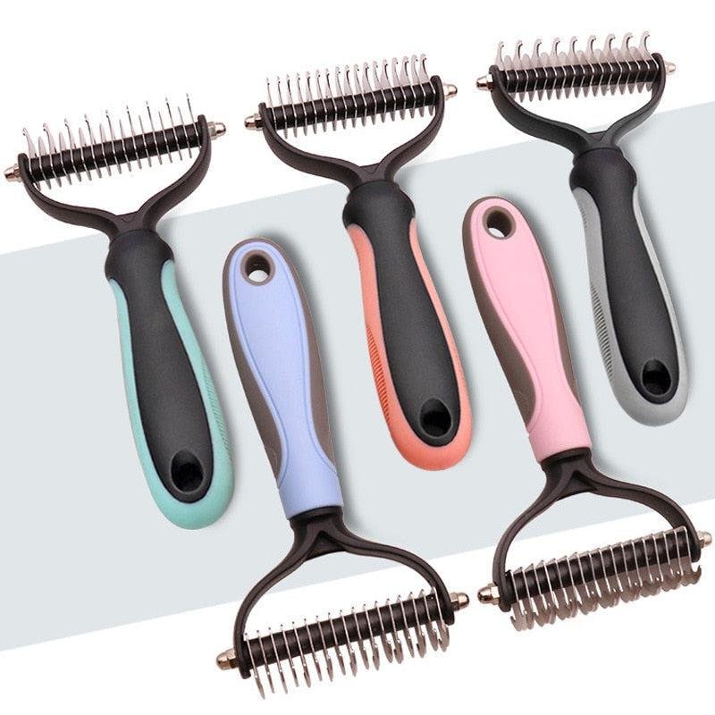 Pet Grooming Tool. Detangling Comb for Dogs and Cats. Specially Designed Brush for Long Curly Hair - Image 15