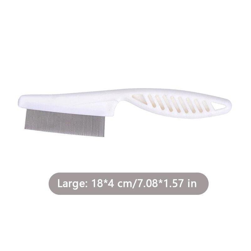 Stainless Steel Flea Comb for Dog and Cat Dense Tooth Hair Removal Brush Cat and Dog Accessory - Image 3