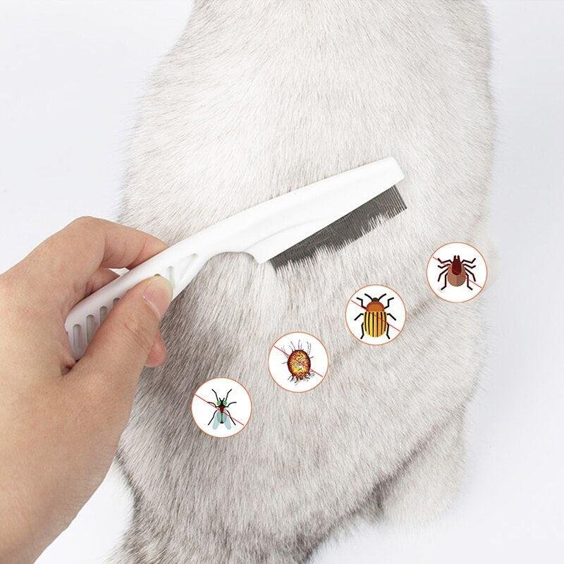 Stainless Steel Flea Comb for Dog and Cat Dense Tooth Hair Removal Brush Cat and Dog Accessory - Image 7
