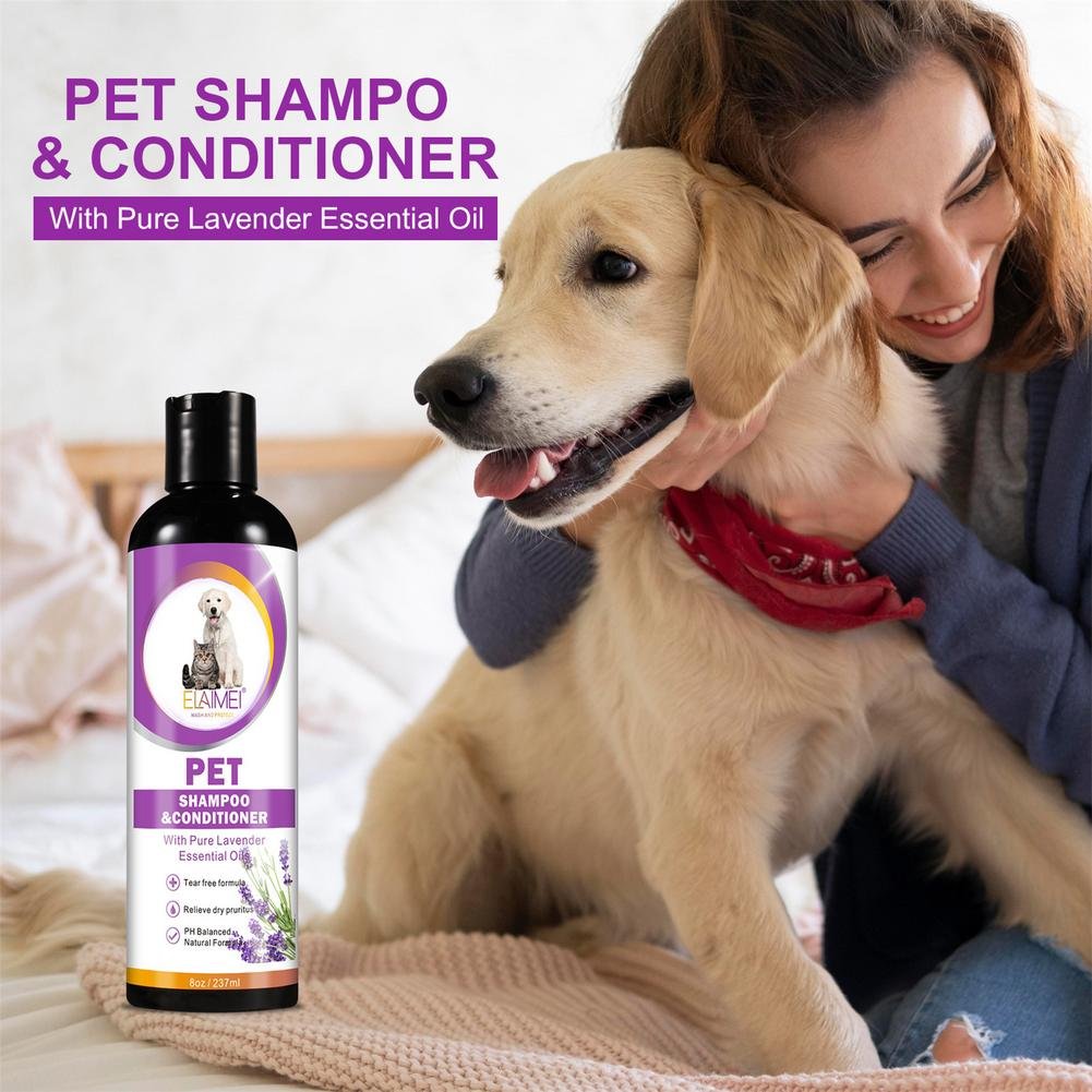 Softening shampoo for pets. shower gel for puppies. dogs and cats - 237ml - Image 4