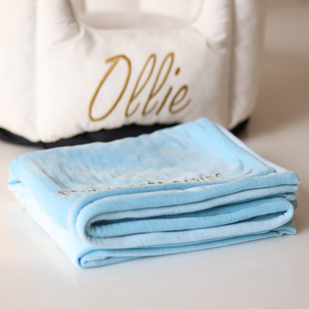 New Baby Blue Cosy Blanket - Image 5