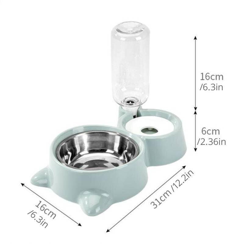 2 in 1 Automatic Pet Bowl and Fountain. Food and Water Bowl. Dog and Cat Accessory - Image 5