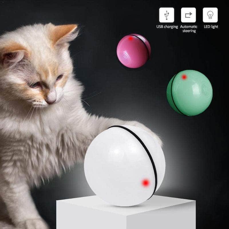 Jumping ball interactive toy for cat kitten random movement - Image 3