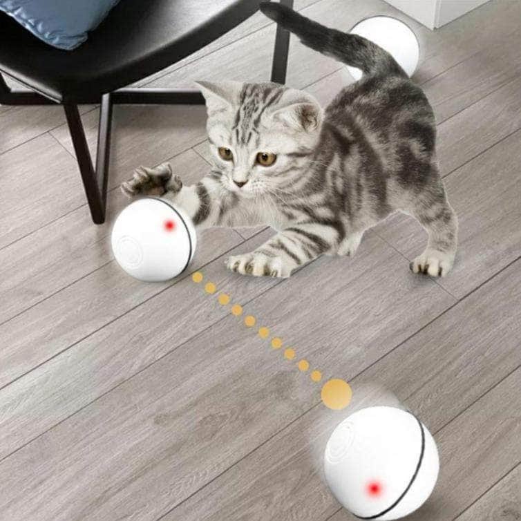 Jumping ball interactive toy for cat kitten random movement - Image 4