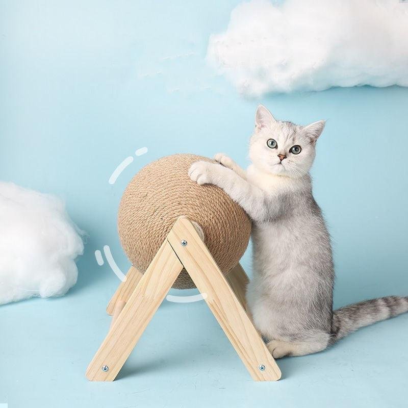 Cat Scratching Ball Kitten Toy Wear-Resistant Sisal Cat Accessory
