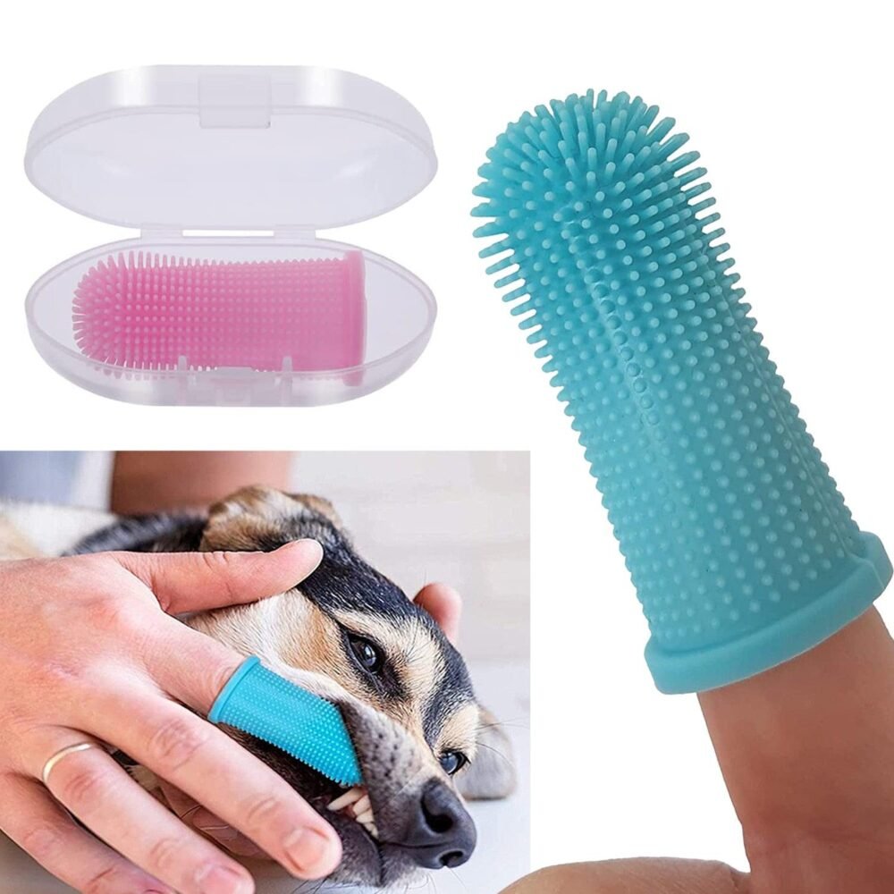 Super Soft Dog and Cat Toothbrush. Bad Breath Care Tool. Silicone Free. Dog and Cat Accessories