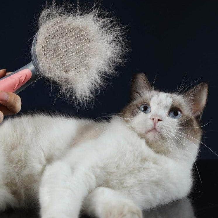 Self-cleaning brush with special needles for cat dog pet comb - Image 5