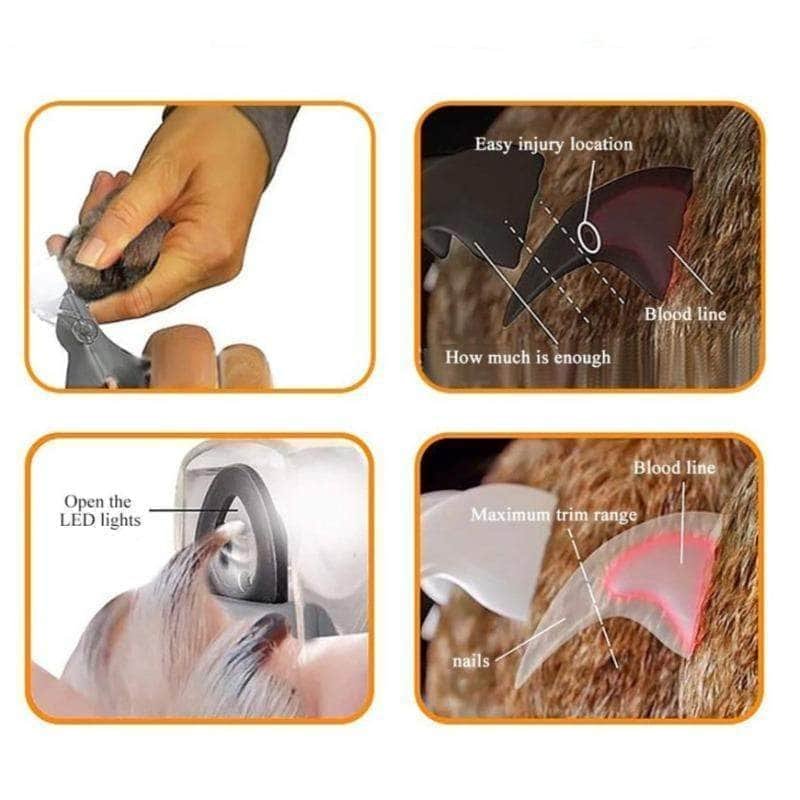 Claw Clipper with LED Light for Dog Cat Pet Accessory - Image 5