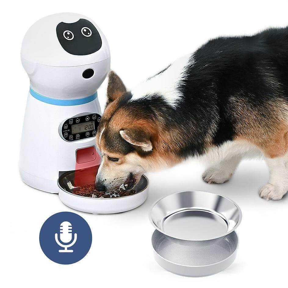 Automatic kibble dispenser with voice recording 4-meal food dispenser for dogs and cats - Image 9