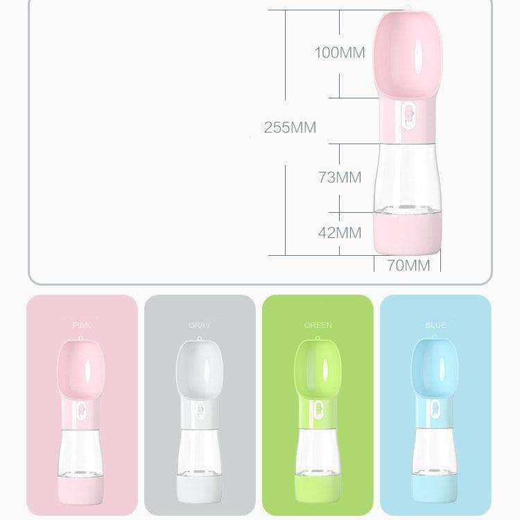 Portable water and food dispenser water bottle for dog and cat - Image 3