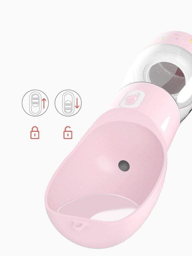 Portable water and food dispenser water bottle for dog and cat - Image 5