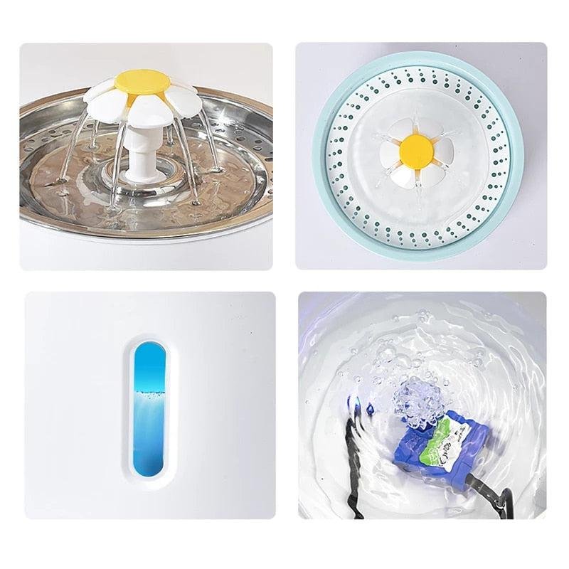 Fountain water dispenser for dog and cat 2.4L - Image 5
