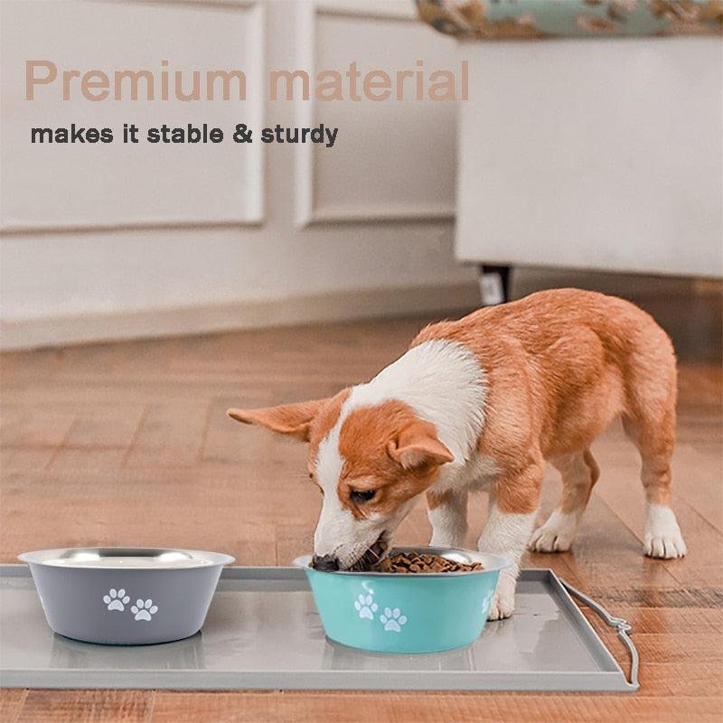 Stainless Steel Pet Bowl. Bowl and Waterer for Dogs and Cats. Small. Medium and Large Dogs - Image 6