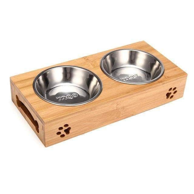 Single or double bowl for cat dog food bowl stainless steel water for pets - Image 4