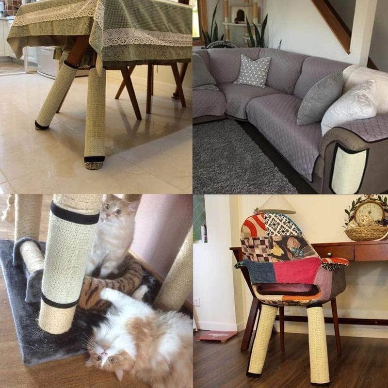 Collapsible Cat Scratcher Mat Furniture Pad Sofa Protector - Image 3