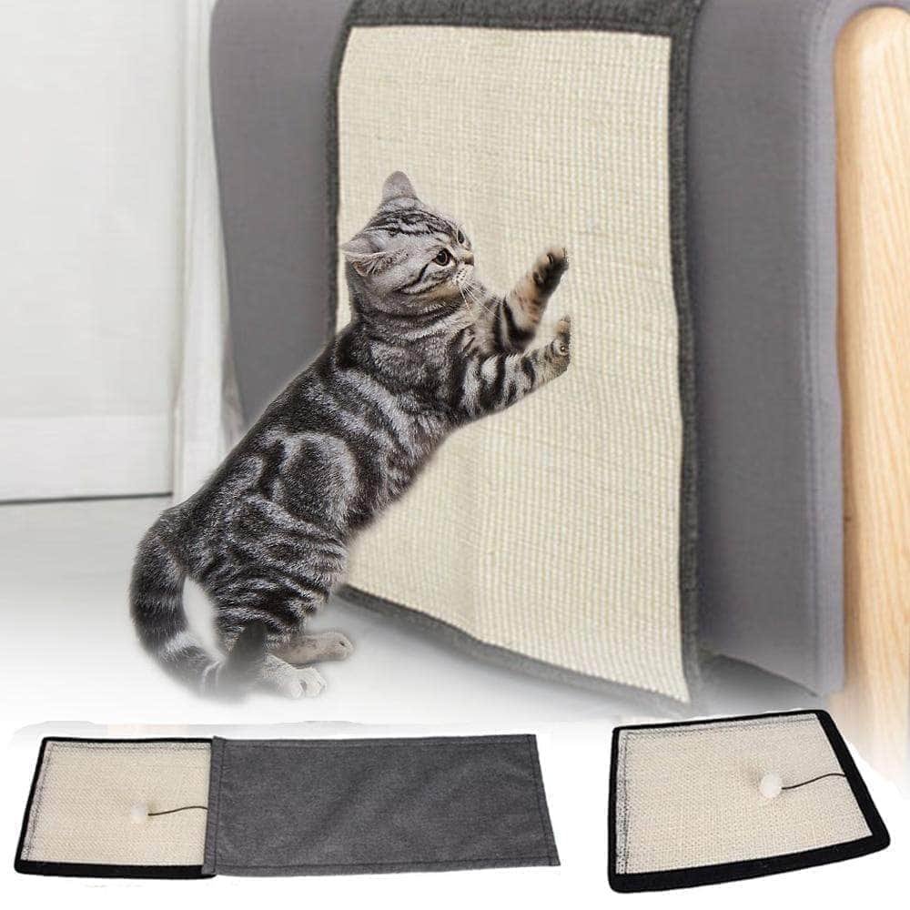 Collapsible Cat Scratcher Mat Furniture Pad Sofa Protector