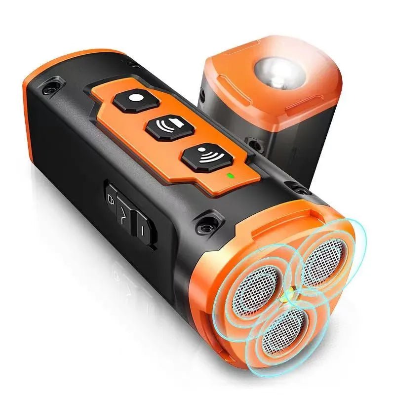 Ultrasonic Dog Repeller - Rechargeable Training Device with LED Flashlight. Bark Control for Dogs